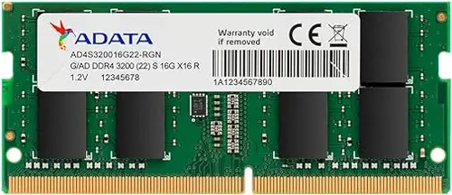 ADATA Premier 8GB (1x8GB) DDR4 3200MHz CL22 PC4-25600 260-Pin SODIMM Memory RAM Single Pack(AD4S32008G22-SGN)