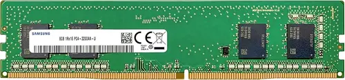 Samsung 8GB DDR4 3200MHz PC4-25600 (PC4-3200AA) CL22 UDIMM 1Rx16 Single Rank 1.2V Non-ECC DIMM 288-Pin Desktop PC RAM Memory