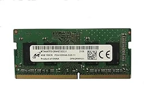 MICRON 4GB DDR4 3200MHz PC4-25600 1.2V 1R x 16 SODIMM Laptop RAM Memory Module MTA4ATF51264HZ-3G2J1, OEM Package