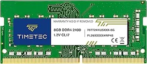 Timetec Premium 8GB DDR4 2400MHz (PC4-2400T) PC4-19200 SODIMM Laptop RAM – 260-Pin 1.2V CL17 Non-ECC Unbuffered Memory Module for Laptop, Notebook, Mini PC, All-in-One