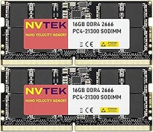 32GB (2X16GB) DDR4 2666MHz PC4-21300 SODIMM 2Rx8 1.2V CL19 260-PIN Non-ECC Laptop PC Computer Memory KIT