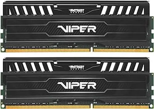Patriot Viper 3 DDR3 RAM 16GB (2X8GB) 1600MHz CL9 1.5v UDIMM Desktop Gaming Memory Kit Compatible with XMP - PV316G160C9K
