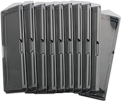 10Pcs DDR Memory RAM Module Case Plastic Box Packaging Container Clamshell Antistatic Tray for DDR2, DDR3 and DDR4 Long DIMM Desktop Memory RAM Module