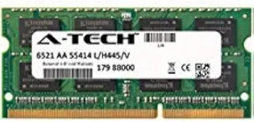 A-Tech 8GB STICK For HP-Compaq EliteBook Series 2170p 2560p 2570p 2760p 8460p 8460w 8470p 8470w 8560p 8560w (Quad Core) (4 Slots) 8570p 8570w (Dual C. SO-DIMM DDR3 NON-ECC PC3-12800 1600MHz RAM Memory
