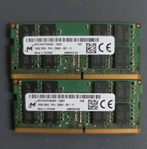 Micron Micron MTA16ATF2G64HZ-2G6E1 2X16 32GB PC4-2666V DDR4 SODIMM Laptop RAM