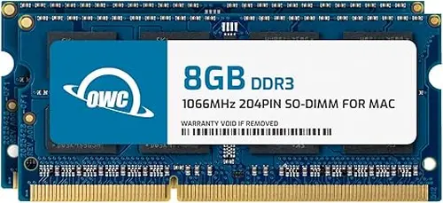 OWC 16GB (2 x 8GB) PC8500 DDR3 1066MHz SO-DIMMs Memory RAM Upgrade Compatible with iMac, Mac mini 2010, MacBook 2010, & MacBook Pro 13 2010 Models