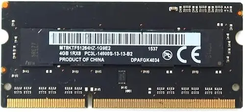 Micron 4GB PC3L-14900 DDR3-1866MHz SoDimm Non-ECC Unbuffered CL13 Single Rank Ram Memory Module MT8KTF51264HZ-1G9E2