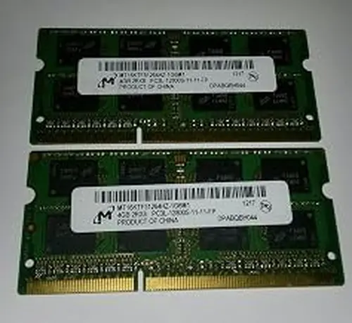 8GB RAM Kit (2x4GB) Micron DDR3 1600mhz SODIMM Notebook Memory 204-pin Laptop PC3-12800s MT16KTF51264HZ-1G6M1