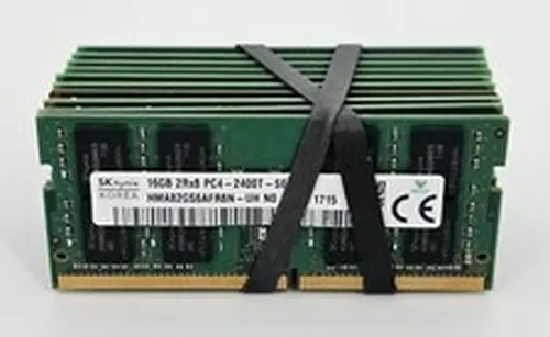 LOT OF 10 - 16GB DDR4 PC4 Laptop Memory / RAM - Major Brands / Mixed Speeds