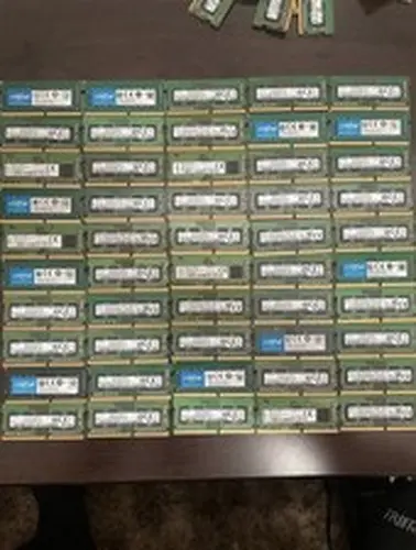 Lot of 100 Mixed Major Brand 4GB - DDR4 - PC4 - Laptop Memory / RAM Crucial