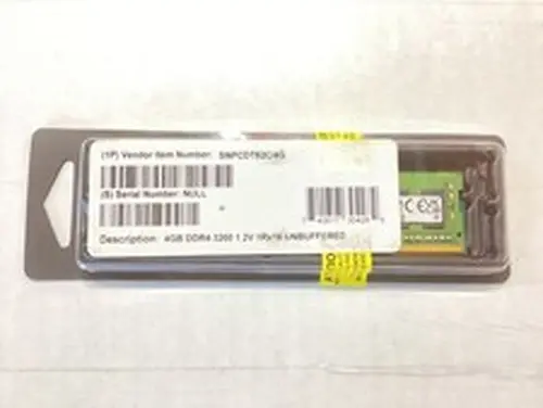 Dell 4GB DDR4-3200 SODIMM 260-PIN - 1Rx16 - 1.2V - SNPCDT82C/4G