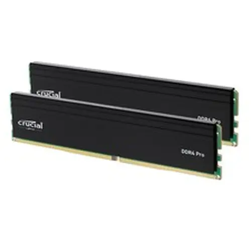 Crucial Pro 64GB (2x32GB) DDR4 3200MHz CL22 UDIMM Desktop Memory Module