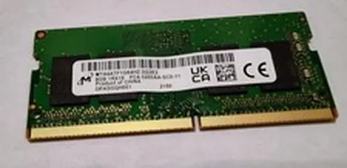 Micron 1x8GB DDR4-3200 RAM SO-DIMM laptop memory: MTA4ATF1G64HZ-3G2E2