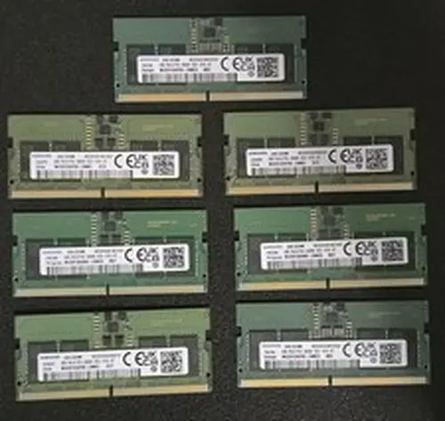 Samsung 8GB 1Rx16 PC5-44800 DDR5 Laptop RAM Memory | Lot of 7