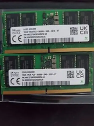SK Hynix 32GB DDR5 RAM 5600MHz PC5-5600B SODIMM Laptop Memory Kit 2x16gb