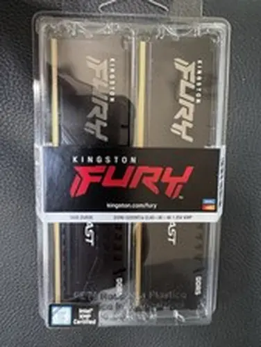 Kingston FURY Beast RGB 16GB (2 x 8GB) PC5-41600 (DDR5-5200) DIMM Memory...