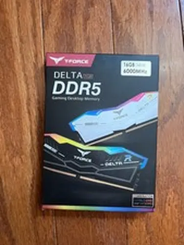 TEAMGROUP T-Force Delta RGB DDR5 16GB (2x8GB) 6000MHz NEW SEALED BLACK