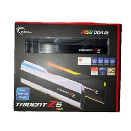 G. SKILL Trident Z5 RGB 64GB (32GBx2) PC5-51200 DDR5-6400 DIMM Memory Kit -...