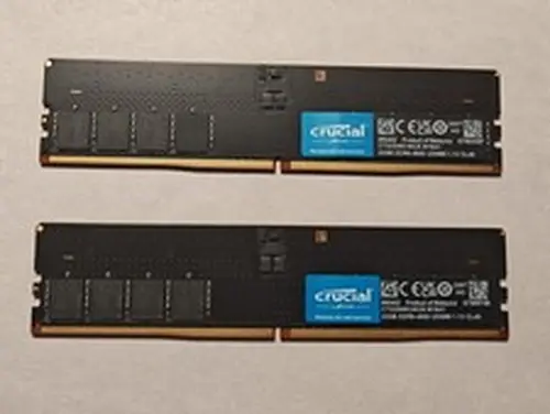 Crucial DDR5-4800 UDIMM 64GB Kit (2x32GB) Intel XMP 3.0 CT32G48C40U5