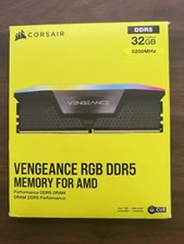 Corsair VENGEANCE® RGB 32GB 2x16GB DDR5 DRAM 5200MT/s Memory CMH32GX5M2B5200Z40K