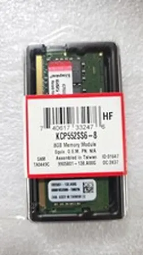KCP552SS6-8 Kingston 8GB PC5-41600 DDR5-5200 MHz Equivalent Laptop Memory RAM