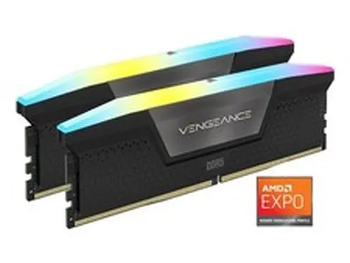 CORSAIR Vengeance RGB 48GB (2 x 24GB) 288-Pin PC RAM DDR5 6000 (PC5 48000) Deskt