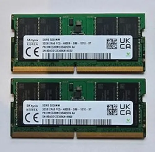 SK Hynix 64GB (2X32GB) DDR5-4800 SODIMM RAM PC5-38400 LAPTOP MEMORY