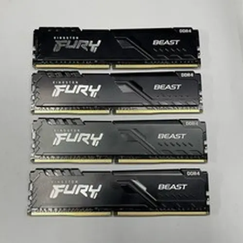 Kingston FURY Beast 64GB 4 x 16GB DDR4 3200 Mhz SDRAM Memory Kit KF432C16BBK464