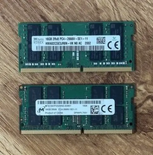 32GB DDR4 2666 MHz (2x16GB) SK-Hynix Micron SO-DIMM PC4 Laptop RAM Memory Dell +