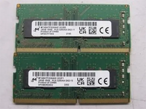 32GB KIT - 2x Micron 16GB PC4-3200AA DDR4 25600 SODIMM RAM for LAPTOP
