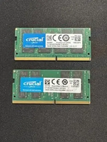 Crucial 32GB 2x 16GB DDR4 2400 PC4-19200 SODIMM Laptop Memory RAM CT16G4SFD824A