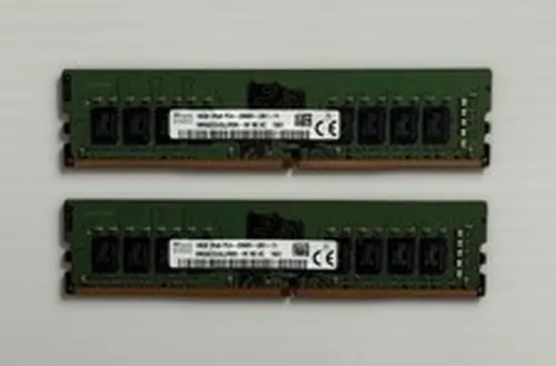 Lot of 2 SK Hynix 16GB 2Rx8 PC4-2666V UDIMM DDR4 HMA82GU6JJR8N-VK DESKTOP MEMORY