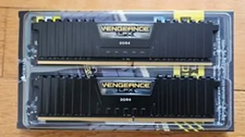 CORSAIR VENGEANCE LPX 16GB (2x8GB) PC4-25600 (DDR4-3200) Memory Kit - Black...