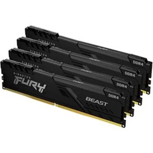 Kingston FURY Beast 64GB 4 x 16GB DDR4 SDRAM Memory Kit KF432C16BBK464