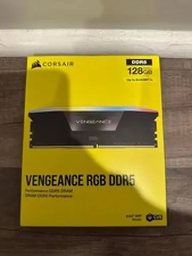 Corsair VENGEANCE RGB DDR5 128GB (2x64GB) 6400MHz Memory Kit - Brand New Sealed