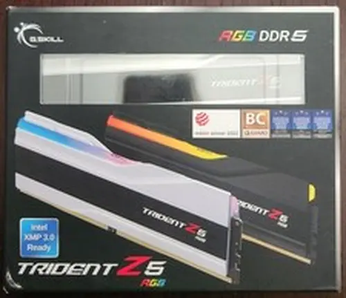 NEW G.SKILL TRIDENT Z5 RGB 64GB (2 x 32GB) DDR5 CL32 6400MHZ RAM MEMORY SILVER