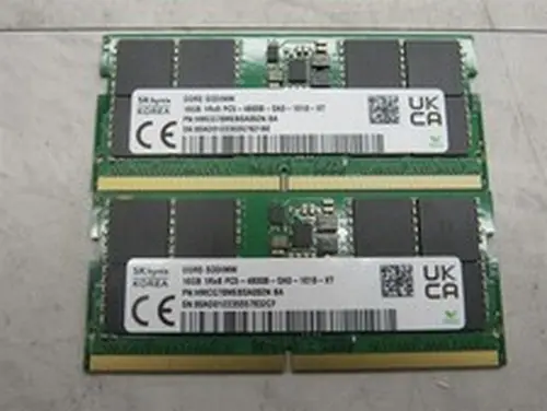 32GB KIT - SK Hynix 2x 16GB PC5-4800B DDR5 38400 SODIMM RAM for LAPTOP
