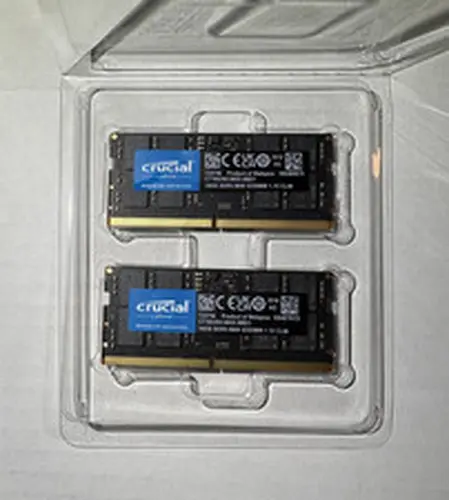 Crucial 32GB KIT(2 x 16GB) DDR5-5600 SODIMM Laptop RAM MEMORY Brand New