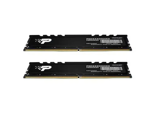 Patriot Signature Premium Series DDR5 32GB (2x16GB) 4800MHz CL40 UDIMM Desktop Memory Kit with Heatshield