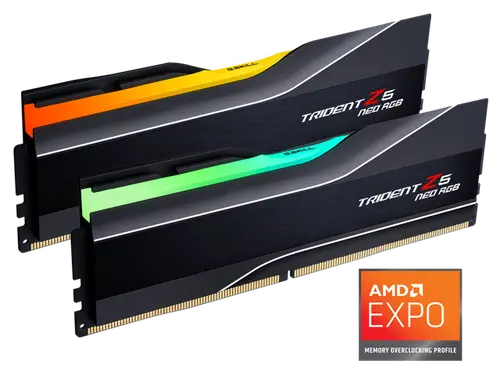 G. SKILL Trident Z5 Neo RGB Series 64GB (2 x 32GB) 288-Pin PC RAM DDR5 6000 (PC5 48000) Desktop Memory