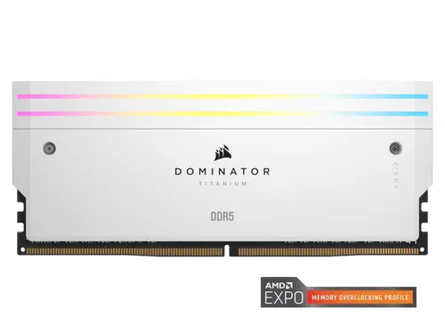CORSAIR Dominator Titanium 64GB (2 x 32GB) DDR5 6000 (PC5 48000) Desktop Memory Model CMP64GX5M2B6000Z30W