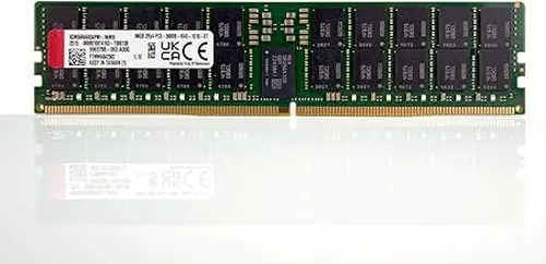 KlNGST0N 1 x 96GB DDR5 5600MT/s ECC RDIMM Server RAM (KSM56R46BD4PMI-96MBI) - Dual Rank, CL46, 288-Pin, 1.1V Registered DIMM Memory with Locked BOM & Micron B-Die DRAM for Servers & Threadripper PCs