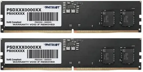 Patriot Memory Signature DDR5 RAM 16GB (2X8GB) 5600MHz CL46 UDIMM Desktop Memory Kit - PSD532G5600K