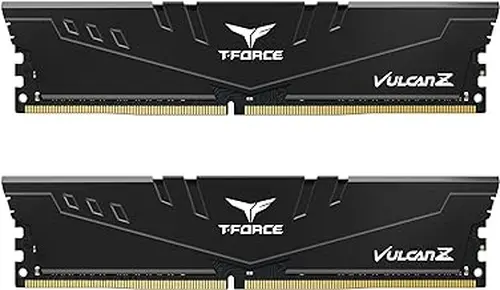 TEAMGROUP T-Force Vulcan Z DDR4 16GB Kit (2x8GB) 3600MHz (PC4-28800) CL18 Desktop Memory Module Ram Black TLZBD416G3600HC18JDC01