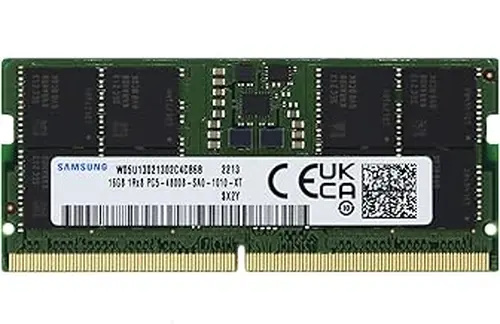 Samsung 16GB DDR5 4800MHz PC5-38400 SODIMM 1Rx8 Single Rank CL40 1.1v 262pin Non-ECC M425R2GA3BB0-CQK Laptop Notebook RAM Memory Upgrade