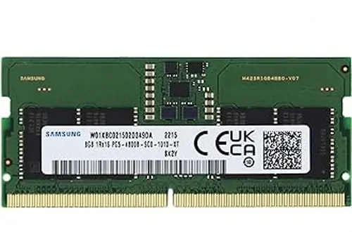 Samsung 8GB (1x8GB) DDR5 4800MHz PC5-34800 SODIMM 1Rx16 CL40 1.1v M425R1GB4BB0-CQK Non-ECC Unbuffered RAM Memory Laptop Notebook Module Upgrade