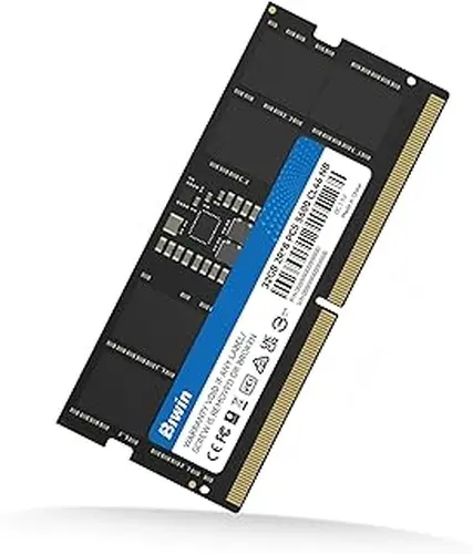 Biwin RS200 DDR5 RAM 16GB 5600MHz, SODIMM 262-pin CL46, Laptop Computer Memory, Mini PC, 1.1V / Independent PMIC/On-die ECC, High Performance RAM for AI or Gaming Computer, Single