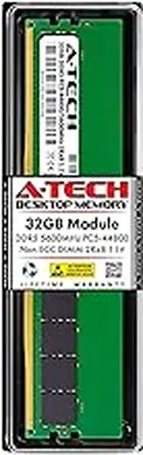 A-Tech 32GB RAM Replacement for Hynix HMCG88AGBUA | DDR5 5600MHz PC5-44800 DIMM 2Rx8 1.1V 288-Pin Non-ECC Desktop Memory Module (HMCG88AGBUA-ATC)