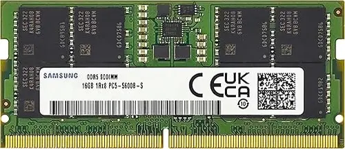 Samsung 16GB DDR5 5600MHz PC5-44800 CL46 SODIMM 1Rx8 Single Rank 1.1V 262-Pin Laptop, Notebook RAM Memory
