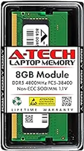 A-Tech 8GB RAM for HP Victus 15 15z-fb100 Gaming Laptop | DDR5 4800MHz PC5-38400 SODIMM 1.1V 262-Pin Non-ECC SO-DIMM Memory Upgrade